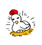 egg->chicken（個別スタンプ：24）