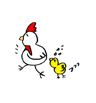 egg->chicken（個別スタンプ：26）