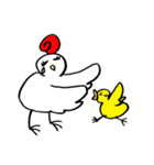 egg->chicken（個別スタンプ：35）