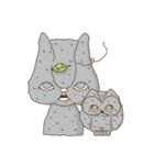 Animal friends in the Niba forest（個別スタンプ：37）