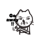 Ugly face cat（個別スタンプ：7）