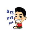 Bushy eyebrows guy（個別スタンプ：2）