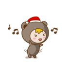 Santa Bear（個別スタンプ：8）