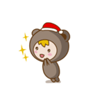 Santa Bear（個別スタンプ：10）