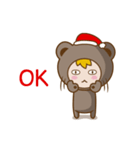 Santa Bear（個別スタンプ：25）