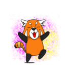 Red-Cat-Bear (Lesser Panda)（個別スタンプ：34）