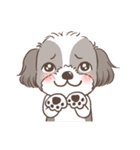 King ＆ Bow 3 (Lovely Shih Tzu)（個別スタンプ：15）