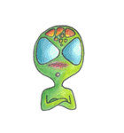 Little Alien（個別スタンプ：35）