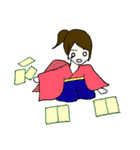 愉快な大学生（個別スタンプ：18）