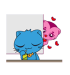 Bluecat the second words（個別スタンプ：4）