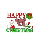 メリークリスマス！クマと祝おう！（個別スタンプ：12）
