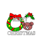 メリークリスマス！クマと祝おう！（個別スタンプ：19）