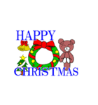 メリークリスマス！クマと祝おう！（個別スタンプ：35）