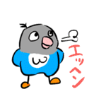 青ボタンインコスタンプ（個別スタンプ：29）