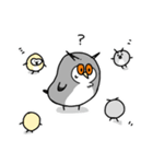 フクロウのスタンプ3（個別スタンプ：9）