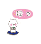 しろねこふきだし（個別スタンプ：10）