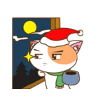 クリスマスの猫ケンタ（個別スタンプ：13）