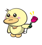 Burst duck (Valentine's Day)（個別スタンプ：3）