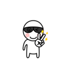 グラサンしろー（個別スタンプ：3）