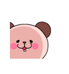 ピンク色したパンダさん（個別スタンプ：35）