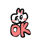 かわいいきらきらぶりっこうさちゃん（個別スタンプ：9）