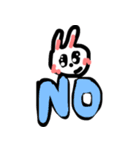 かわいいきらきらぶりっこうさちゃん（個別スタンプ：10）