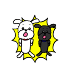 しろくろわんこ（個別スタンプ：18）