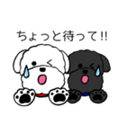 しろくろわんこ（個別スタンプ：28）