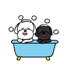 しろくろわんこ（個別スタンプ：32）