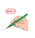 爪に顔（個別スタンプ：39）
