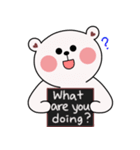 Message Bear（個別スタンプ：3）