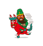 Guan Yu and Red Hare（個別スタンプ：3）