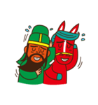 Guan Yu and Red Hare（個別スタンプ：5）