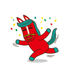 Guan Yu and Red Hare（個別スタンプ：37）