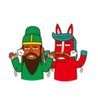 Guan Yu and Red Hare（個別スタンプ：40）