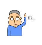 Flat Face Boy（個別スタンプ：1）
