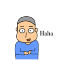 Flat Face Boy（個別スタンプ：5）