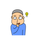Flat Face Boy（個別スタンプ：7）
