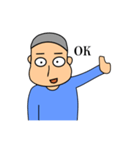 Flat Face Boy（個別スタンプ：8）
