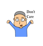 Flat Face Boy（個別スタンプ：9）