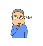 Flat Face Boy（個別スタンプ：14）