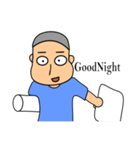 Flat Face Boy（個別スタンプ：19）
