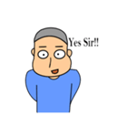 Flat Face Boy（個別スタンプ：24）