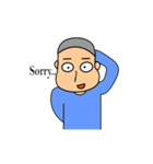 Flat Face Boy（個別スタンプ：25）
