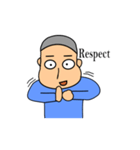 Flat Face Boy（個別スタンプ：29）