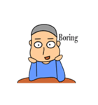 Flat Face Boy（個別スタンプ：31）