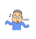 Flat Face Boy（個別スタンプ：37）