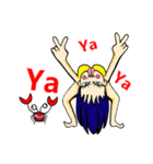 One More Cai ＆  Goddess（個別スタンプ：35）