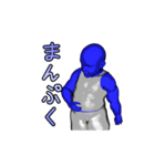ムキムキコドモ人形（個別スタンプ：30）