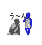 ムキムキコドモ人形（個別スタンプ：36）